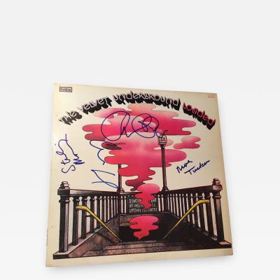 THE VELVET UNDERGROUND LOADED AUTOGRAPHED ALBUM COVER