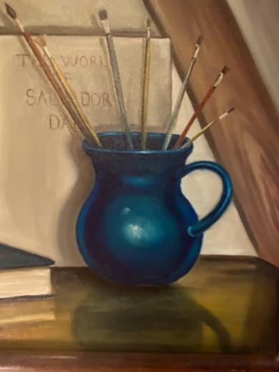 THE WORLD OF SALVADOR DALI PAINTING BY JOHN PHILIP CAPELLO