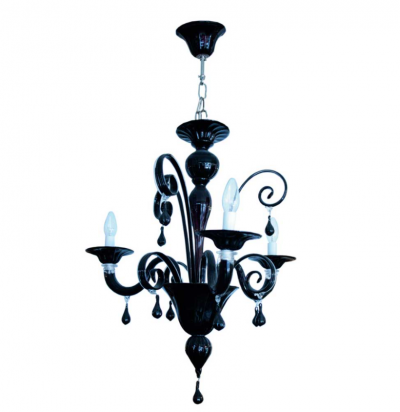 THREE ARMS VENETIAN CHANDELIER
