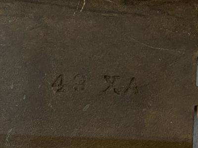 THREE BRONZE ART DECO ARCHITECTURAL RADIATOR COVERS