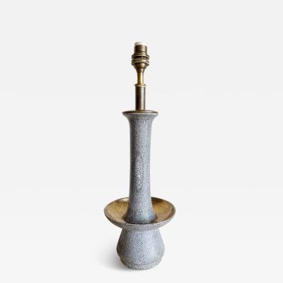 TIERED TEXTURED CERAMIC LAMP