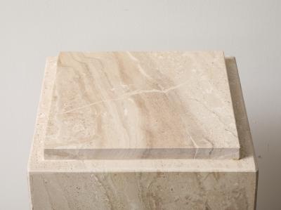 TRAVERTINE PEDESTAL
