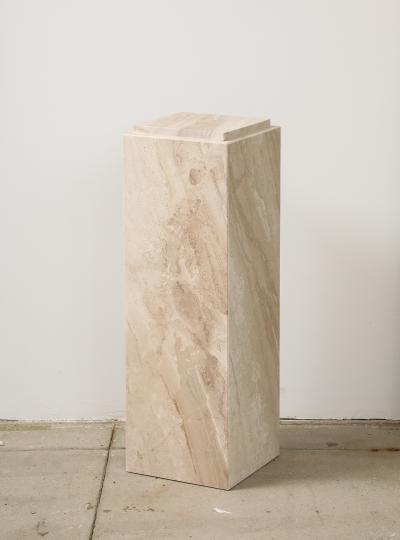 TRAVERTINE PEDESTAL