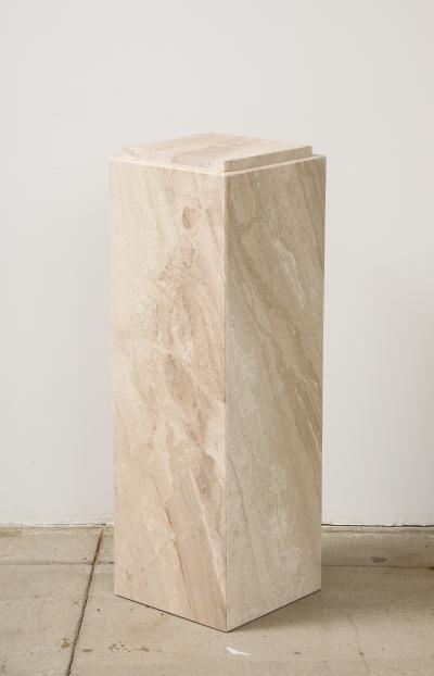 TRAVERTINE PEDESTAL