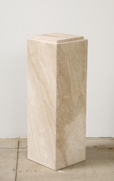 TRAVERTINE PEDESTAL