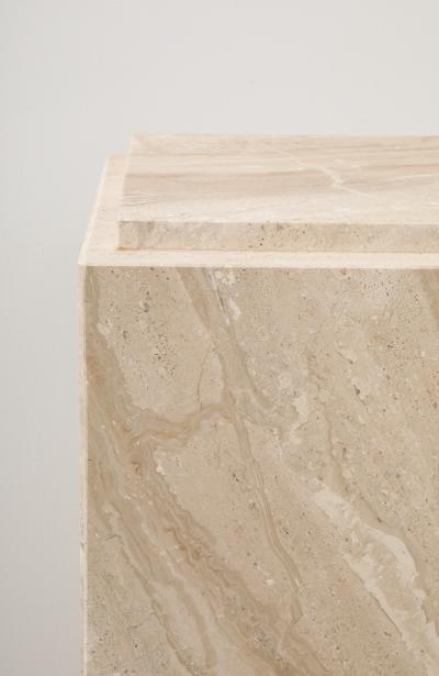 TRAVERTINE PEDESTAL