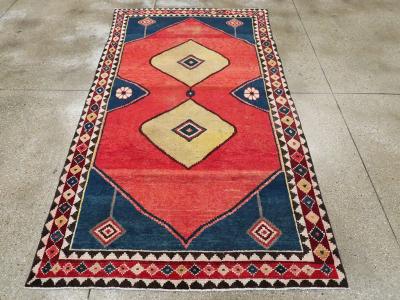 TRIBAL PERSIAN GABBEH GALLERY RUG