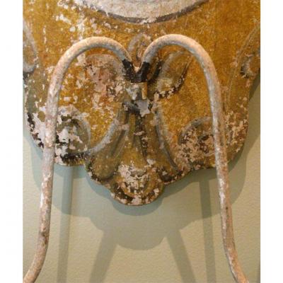 TUSCAN HAND PAINTED 2 LITE WALL SCONCES FROM SIENA ITALY