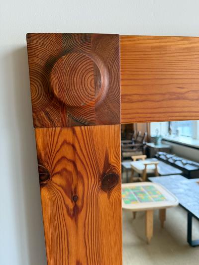 TWO FRENCH OAK MIRRORS