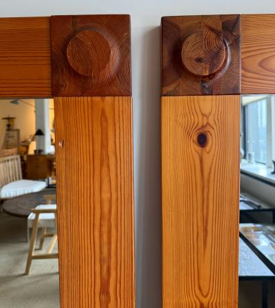TWO FRENCH OAK MIRRORS