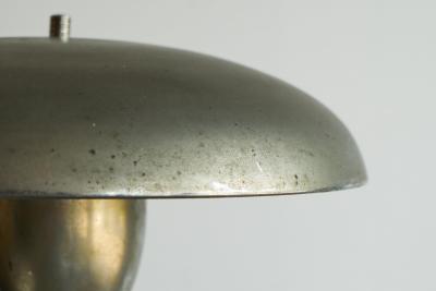 Table Lamp in Patinated and Chrome Plated Brass 1950s
