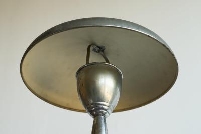 Table Lamp in Patinated and Chrome Plated Brass 1950s