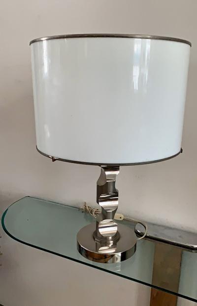 Table Lamp in Solid Medal and acrylic