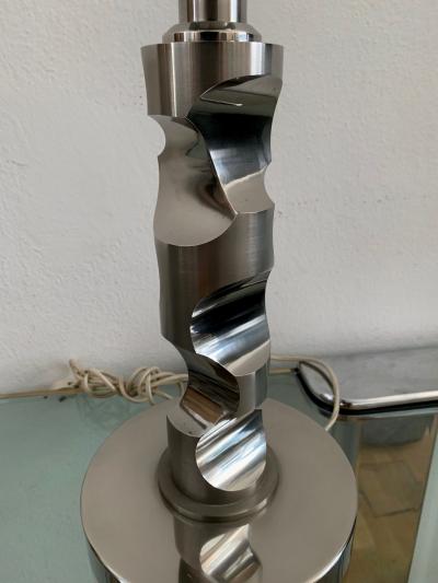 Table Lamp in Solid Medal and acrylic