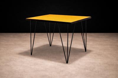 Table in Hardwood Iron Unknown 1950s