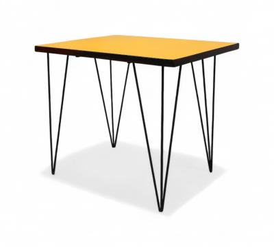 Table in Hardwood Iron Unknown 1950s Lot 510