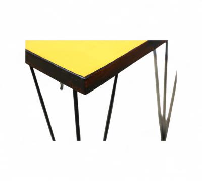 Table in Hardwood Iron Unknown 1950s Lot 510