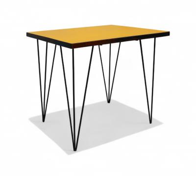Table in Hardwood Iron Unknown 1950s Lot 510