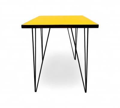 Table in Hardwood Iron Unknown 1950s Lot 510