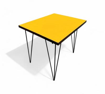 Table in Hardwood Iron Unknown 1950s Lot 510