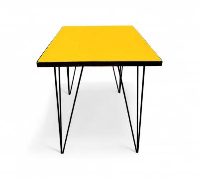 Table in Hardwood Iron Unknown 1950s Lot 510