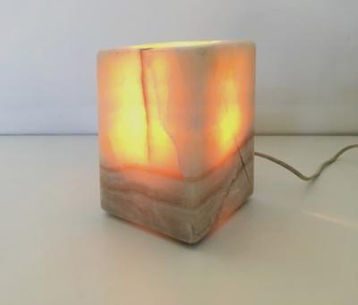 Table lamp in onyx