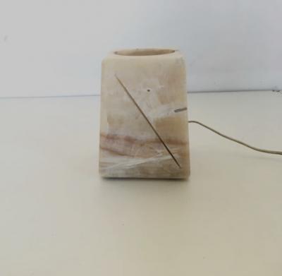 Table lamp in onyx