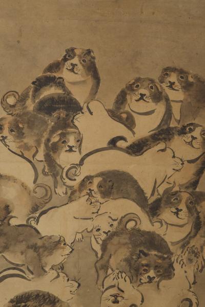 Tachibana Shozan Shiba Dogs 1837