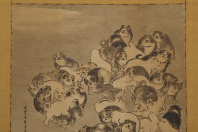 Tachibana Shozan Shiba Dogs 1837