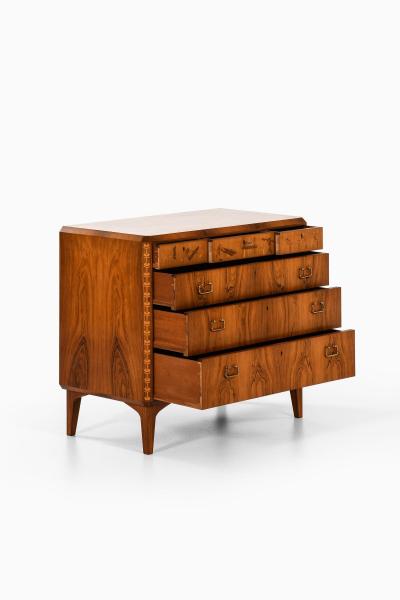 Tage Lindgren Bureau in Rosewood and Brass by Tage Lindgren 1954