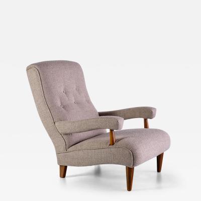 Tage Westberg Tage Westberg Armchair in Boucl and Beech Wood Sweden 1960s