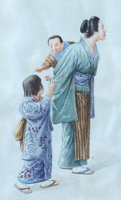 Takashi Nakayama Mother and Children