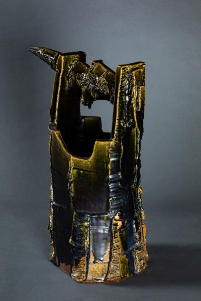 Takauchi Shugo Modern Green Vase