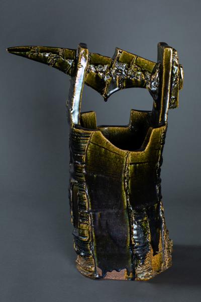 Takauchi Shugo Modern Green Vase