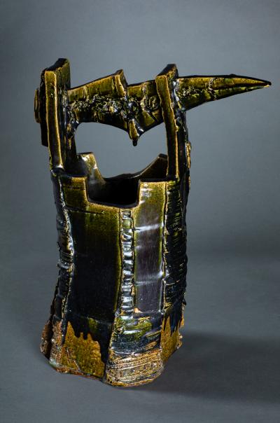 Takauchi Shugo Modern Green Vase