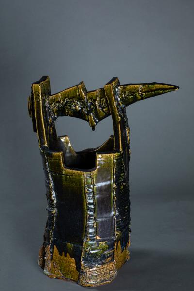 Takauchi Shugo Modern Green Vase