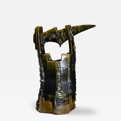 Takauchi Shugo Modern Green Vase