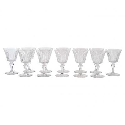 Tall Baccarat Crystal Barware Tableware Service 12 People