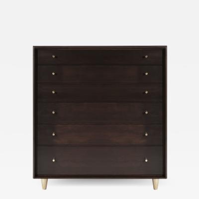 Tall Chest of Drawers in Walnut by Paul Frankl C 1950s