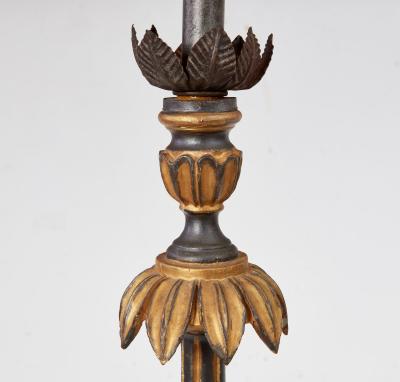 Tall Fluted Italian Lamps