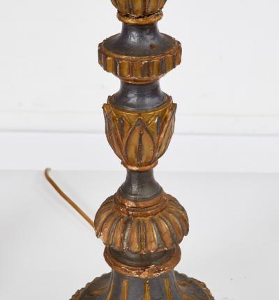 Tall Fluted Italian Lamps