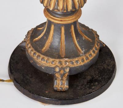 Tall Fluted Italian Lamps