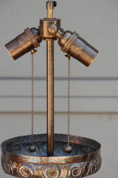 Tall French Silver Plated Baroque Style Candlestick Lamp