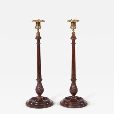 Tall Georgian Candlesticks