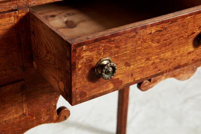 Tall Georgian Oak Lowboy