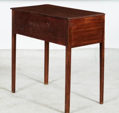 Tall Georgian Oak Lowboy