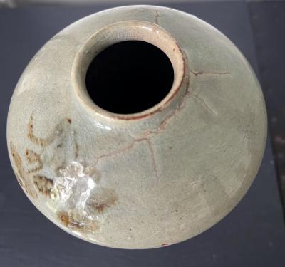 Tall Korean Ceramic Storage Jar Joseon Dynasty