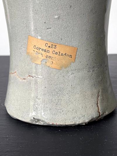 Tall Korean Ceramic Storage Jar Joseon Dynasty