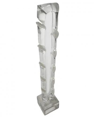 Tall Mid Century Modern Abstract Table Sculpture in Acrylic Lucite