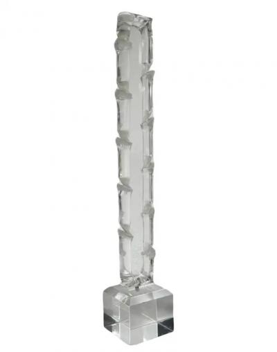 Tall Mid Century Modern Abstract Table Sculpture in Acrylic Lucite